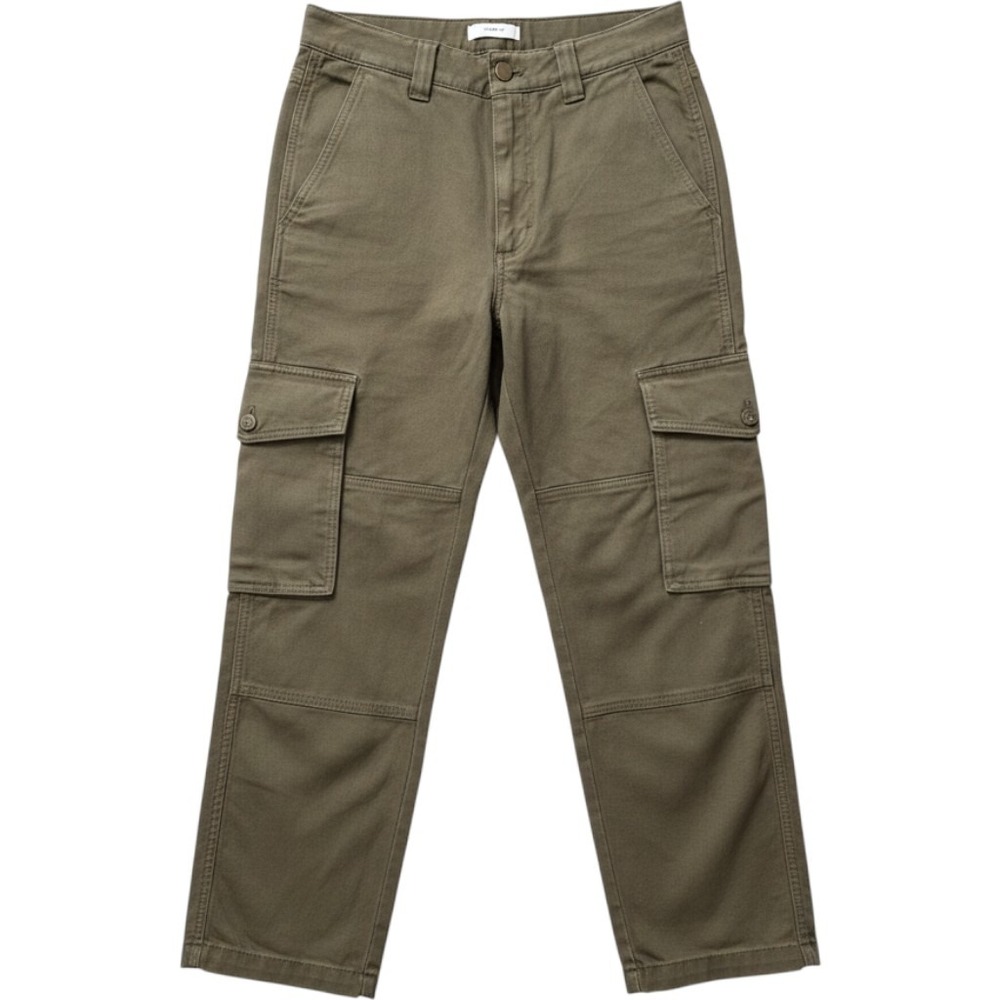 Aritzia TNA Cargo Pants Women 2 Olive Green Good Utility Straight Leg Twill